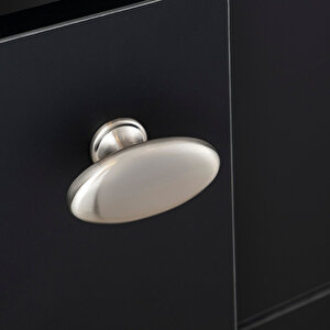 Siyah Renkli 8 Mm Tek Delikli Kulp - Ssy4322 0008 Al6