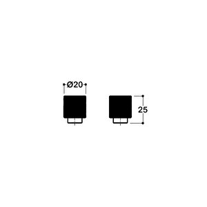 Antik Rengi 08 Mm Tek Delikli Kulp - Ssy1965 0008 Abm
