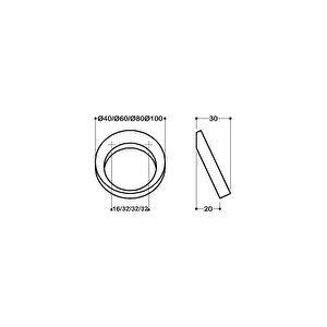Rose Rengi 60 Mm Modern Kulp - Ssy6530 0060 Rs