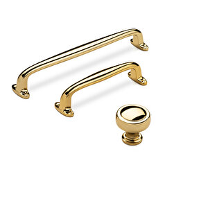 Altın Rengi 96 Mm Klasik Kulp - Ssy4595 0096 Gl