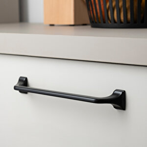 Siyah Renkli 128 Mm Modern Kulp - Ssy4314 0128 Al6