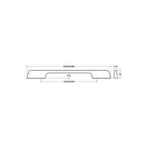 Saten Rengi 160 Mm Modern Kulp - Ssy8520 0160 Nb