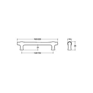 Rose Rengi 192 Mm Klasik Kulp - Ssy4323 0192 Rs