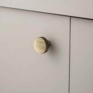 Tek Deli̇kli̇ Kulp 26 Mm - Anti̇k Renk - Ssy1980 0026 Abm