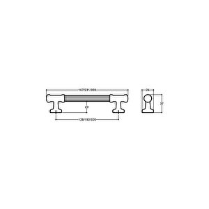 Parlak Nikel-beyaz Renkli 128 Mm Klasik Kulp - Ssy4665 0128 Pn-al7