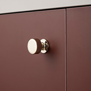 Antik Rengi 26 Mm Tek Delikli Kulp - Ssy1975 0026 Abm