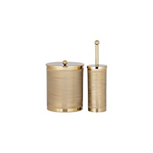 Ithal Banyo Seti̇ Altin Rengi̇ ( 2 Parça) Set Içeri̇ği̇ Içi̇n Açiklamaya Bakiniz. )