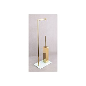 Hareketli̇ Wc Set - Gold Renk