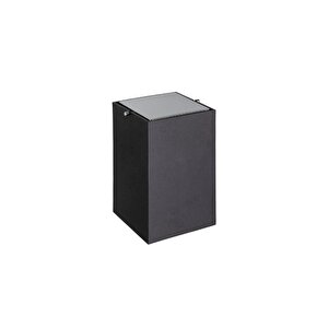Banyo Çöp Kovasi 4 L - Si̇yah/krom Renk