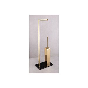 Hareketli̇ Wc Set - Gold Renk