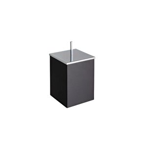 Banyo Çöp Kovasi 4 L - Si̇yah/krom Renk