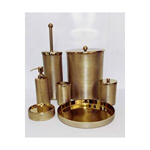 Ithal Banyo Seti̇ Altin Rengi̇ ( 2 Parça) Set Içeri̇ği̇ Içi̇n Açiklamaya Bakiniz. )
