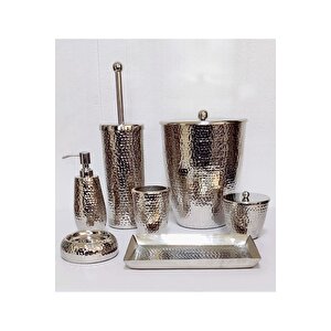 Ithal Banyo Seti̇ Parlak Ni̇kel( 6 Parça ) Set Içeri̇ği̇ Içi̇n Açiklamaya Bakiniz. )