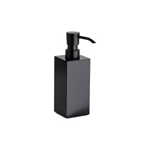 Tezgah Üstü Mat Si̇yah Sivi Sabunluk 60x60mm - Ba2002 006 Al6