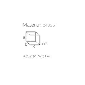 Krom Banyo Çöp Kovasi - Ba4013 031 Cr-cr