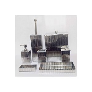 Ithal Banyo Seti̇ Parlak Ni̇kel( 6 Parça ) Set Içeri̇ği̇ Içi̇n Açiklamaya Bakiniz. )