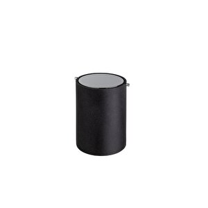 Banyo Çöp Kovasi 4 L - Si̇yah/krom Renk