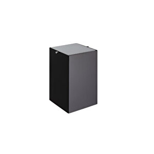 Banyo Çöp Kovasi 4 L - Si̇yah/krom Renk