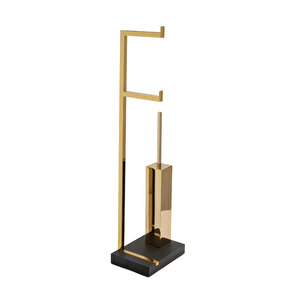Altın Rengi̇ Hareketli̇ Wc Set - Ba4008 050 Gl