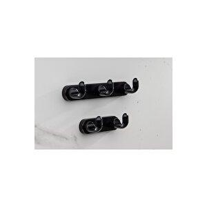 Duvara Monte Askılık 100 Mm Siyah - Aas2345 0100 Al6-al6