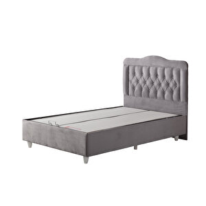 Paradise Sandıklı Baza+ Yatak+ Başlık Gri 100x200 cm