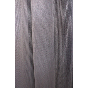 1x2 Pileli Ekru Modern Dokuma Tül Perde 500x240 cm