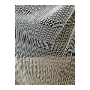 Tarak Rapor Desenli 1.sınıf Dokuma Tül Perde Pilesiz 300x220 cm