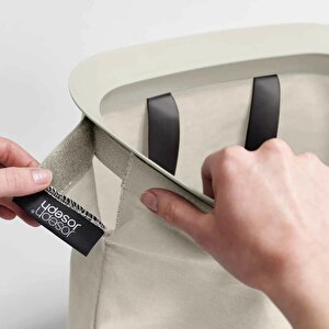 Joseph Joseph Tota 60 L 2 Bölmeli Çamaşır Ayırma Sepeti Ekru