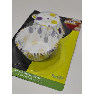 Kek Kapsülü Büyük Kağıt Kek Kapsülü Mini Tart Kek Kapsülü Muffin Ekler Kalıbı Yıldız