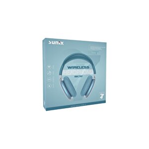 Wireless 5.0 Kulak Üstü Bluetooth Kulaklık Blt-27 Mavi