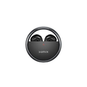Sunix Bluetooth 5.3 Dönen Kasa Kulakiçi Bluetooth Kulaklık Siyah Blt-40
