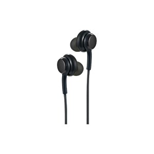 3.5 Mm Jack Girişli Mikrofonlu Kulak İçi Kablolu Kulaklık Siyah Sx-102