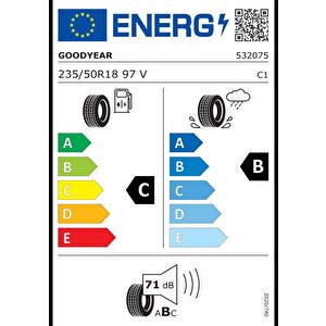 Goodyear 235/50 R18 97v Eagle F1 Asymmetric 3 Suv Fp Oto Yaz Lastiği (üretim: 2024)