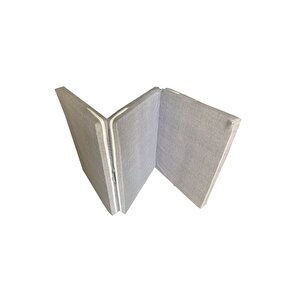 Katlanır Yer Yatağı Sünger Yatak Gri Kırçıllı 80x180 Cm-6 Cm Tek Kişilik