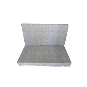 Çift Kişilik Sünger Yatak Katlanır Minder Yatak 120x195x8 Cm-gri̇-katlanır Yer Yatağı