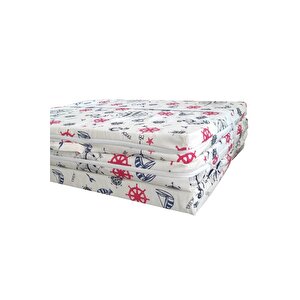 Katlanır Yatak Yer Yatağı Sünger Yatak Taşınabilen Tek Kişilik 80x180 Marin-6 Cm