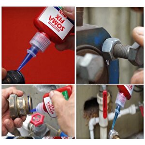 Civata Diş Sabitleyici Orta Mukavemetli Sökülebilir 50 Ml S043 Mavi