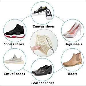 10mm Siyah Topuk Vurma Önleyici Ped Spor Ayakkabı Aşınma Önleyici Boyutu Ayarlanabilir Ayakkabı Daraltma Pedi Topuk Yama