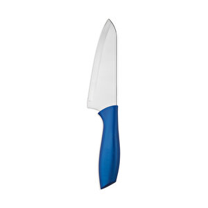 Quick Chef Standlı Bıçak Seti 6 Parça Mavi