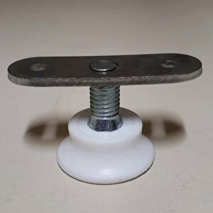 Bingo Ayak Sacı M8 Civatalı Mobilya Dolap Ayağı Bağlantı Aparatı Metal 45x15 Mm (10 Adet)