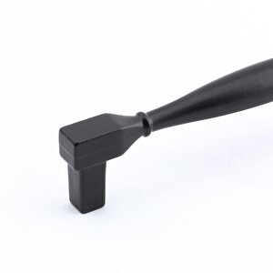 Kare Kulp Mobilya Mutfak Dolabı Çekmece Dolap Kulpları Kapak Kulpu Kulbu Siyah 128 Mm Metal