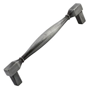 Kare Kulp Mobilya Mutfak Dolabı Çekmece Dolap Kulpları Kapak Kulpu Kulbu Antik Gümüş 128 Mm Metal