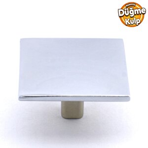 Prizma Kulp Mobilya Mutfak Dolabı Çekmece Dolap Kulpları Kapak Kulpu Kulbu Metal Krom Tek Vidalı