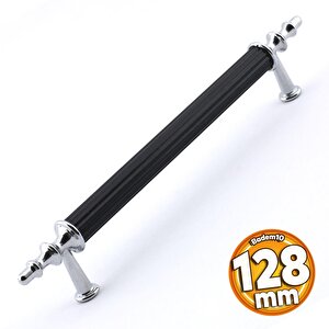 Erciyes Kulp Mobilya Mutfak Dolabı Çekmece Dolap Kulpları Kapak Kulpu Kulbu Siyah 128 Mm Metal