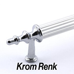 Erciyes Kulp Mobilya Mutfak Dolabı Çekmece Dolap Kulpları Kapak Kulpu Kulbu Krom Renk 128 Mm Metal