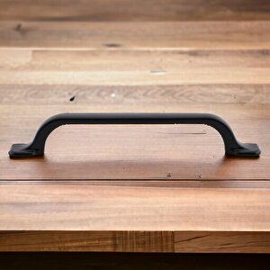 Zümre Kulp Mobilya Mutfak Dolabı Çekmece Dolap Kulpları Kapak Kulpu Kulbu Siyah 128 Mm Metal