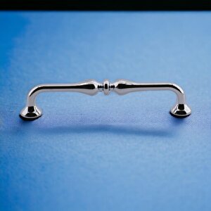 Yayık Kulp Mobilya Mutfak Dolabı Çekmece Dolap Kulpları Kapak Kulpu Kulbu Krom Renk 128 Mm Metal