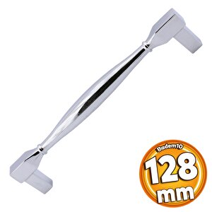 Kare Kulp Mobilya Mutfak Dolabı Çekmece Dolap Kulpları Kapak Kulpu Kulbu Krom Renk 128 Mm Metal