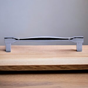 Kare Kulp Mobilya Mutfak Dolabı Çekmece Dolap Kulpları Kapak Kulpu Kulbu Krom Renk 128 Mm Metal