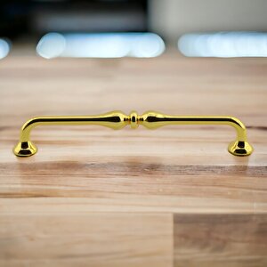 Yayık Kulp Mobilya Mutfak Dolabı Çekmece Dolap Kulpları Kapak Kulpu Kulbu Gold Renk 160 Mm Metal